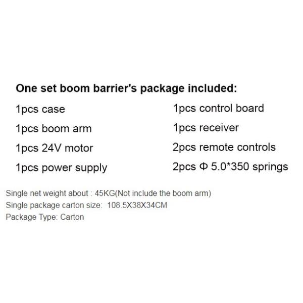Vehicle Plate Reading Barrier Gate System For Community Parking Lots