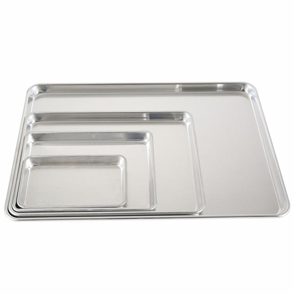 Non - Stick Rectangle Aluminium Baking Tray , Bakers Half Sheet Baking Pan