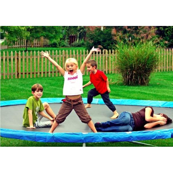 8FT Outdoor Professional Round Children Fitness Jumping Trampoline Bed With Safety Net