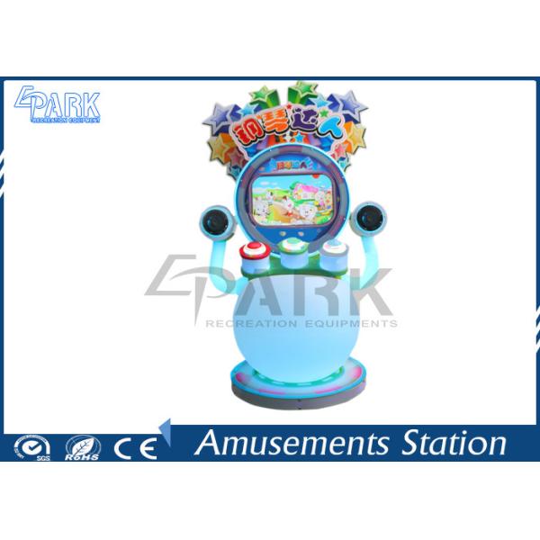 Hardware And Acrylic Arcade Dance Machine / Patting Keys Game Coin Operated Music Machine
