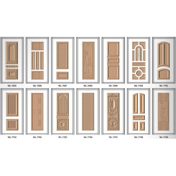 Single Action Steel Door Embossing Machine 15KW Integrated