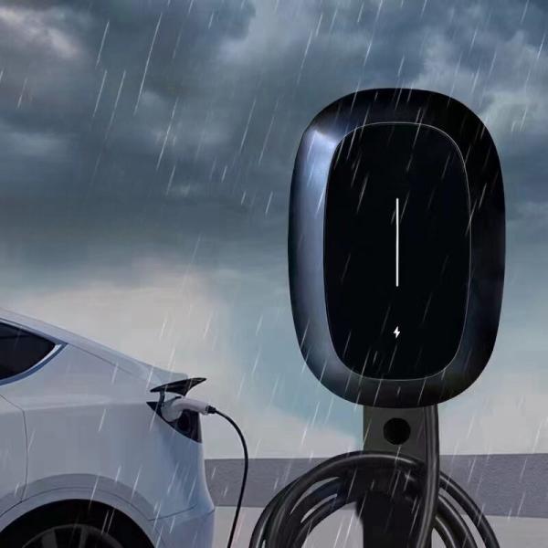 50kW Rapid fast charging ev station With LCD Display