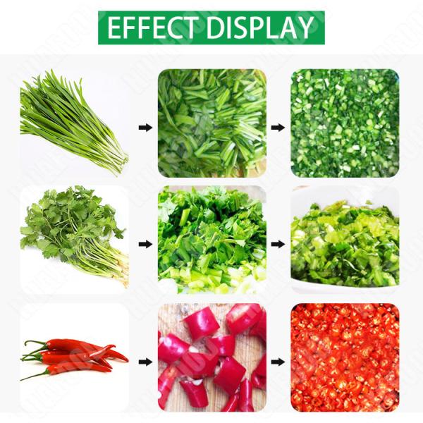 304 Stainless Steel Electric Vegetable Cube Cutter Electric Slicer For Kitchen Restaurants