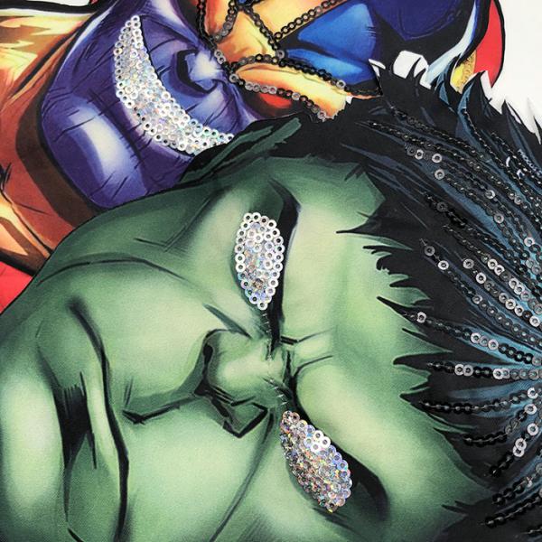 Marvel Hero Decorative Iron On Patches / Decorative Patches For Jackets