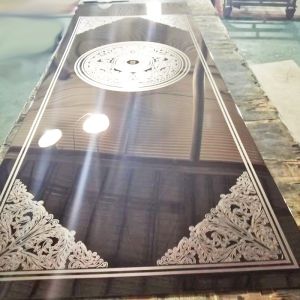 4x8 201 304 316l Mirror PVD Color Etched Stainless Steel Sheet For Elevator Door Custom