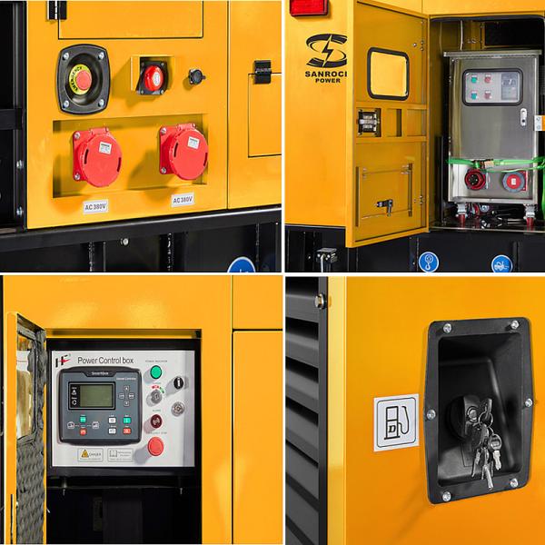 High Pressure Diesel Water Pump 50HZ Diesel Powered Water Pumps Portable Silent Pump