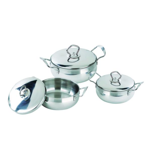 Restaurant Stainless Steel Cooking Pot , Home Kitchen Cooking Pots And Pans