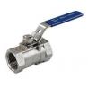 Buy cheap Floating type 1 - piece type screwed ball valve 1000WOG 316 304 lever operated from wholesalers