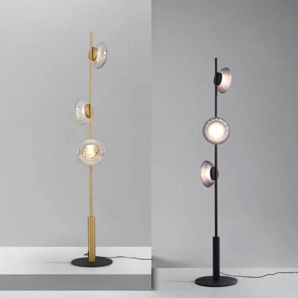 Elegant Home Decor Modern Gold Color Metal Classic LED Floor Lamp For Living Room