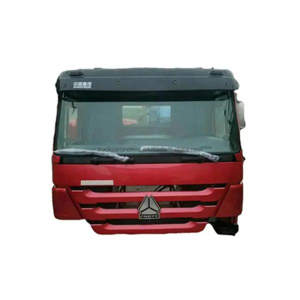 Hw76 Sinotruk HOWO Truck Red Cabin Spare Parts Dump Truck 250.00cm * 198.00cm * 235.00cm