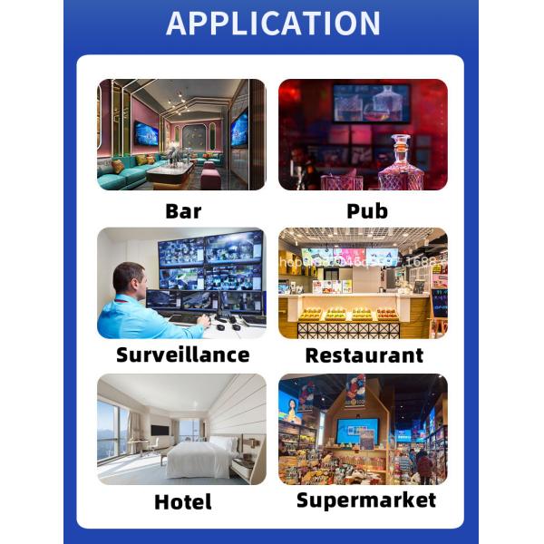 50 Inch A Grade LCD Screen OEM/ODM 2K/4K Ultra HD Smart TV - Shatterproof Design with Metal Frame & 4mm Tempered Glass