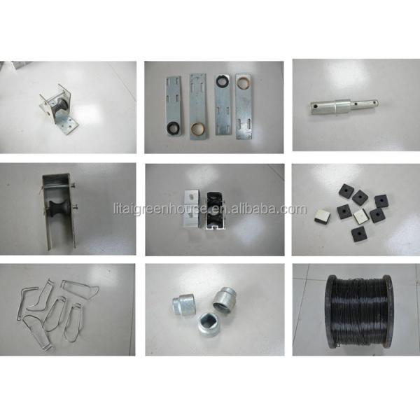 Large Greenhouse Rain Gutter with Lock Channel Stable Structure and Easily Assembled