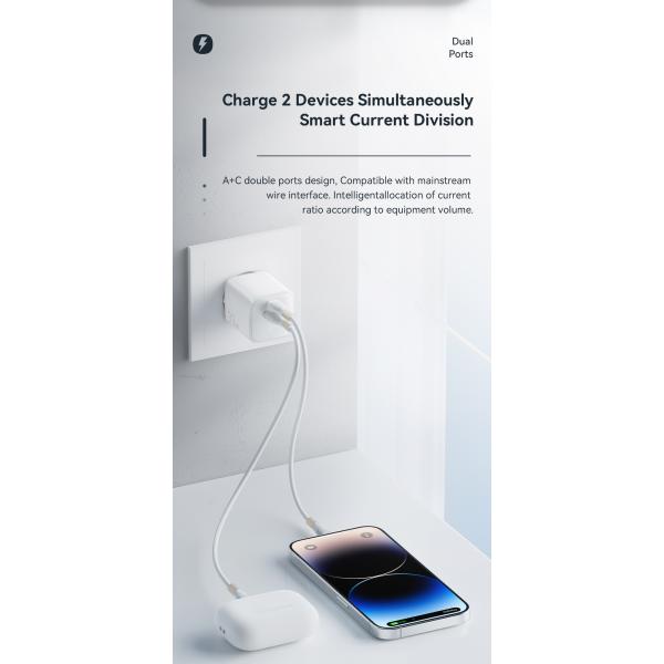Essager 33W PD QC USB Type-C Fast Charging mobile phone wall charger