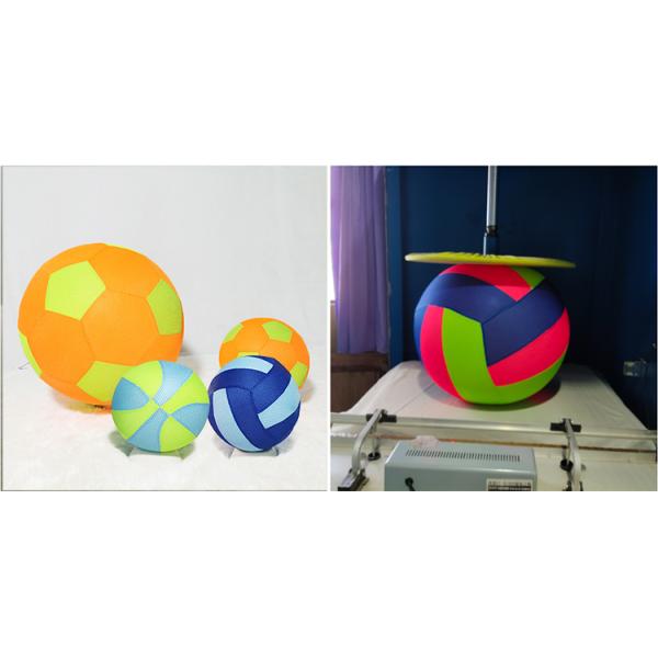 Sports Toy Colorful Fabric Ball Inflatable Pvc Toy Ball Football