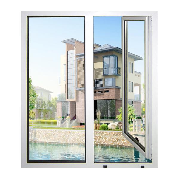 KDSBuilding Burglar Proof China Manufacture White Frame Double Glaze Aluminum