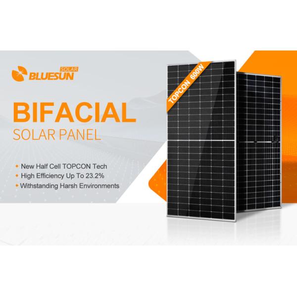 Bifacial Solar Panels TopCon 580w 590w Price of Photovoltaic Solar Panels Government Solar Panel Program