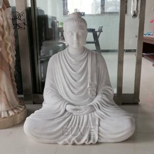 Quality Marble Buddha Statues Sitting Zen Buddha Sculpture Stone Life Size Garden Decoration wholesale