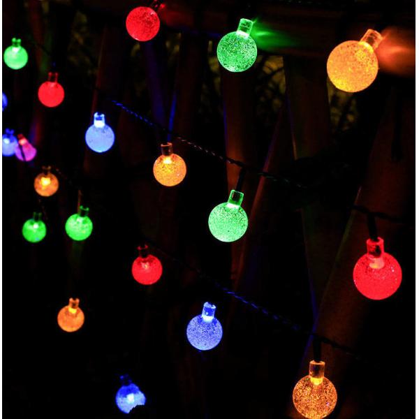 IP65 Hanging Solar Ball Light 46ft SMD0603 With 60 Bubble