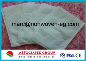 China Disposable Wash Gloves Made of Highly Absorbent Non Woven Polyester / Viscose Material on sale