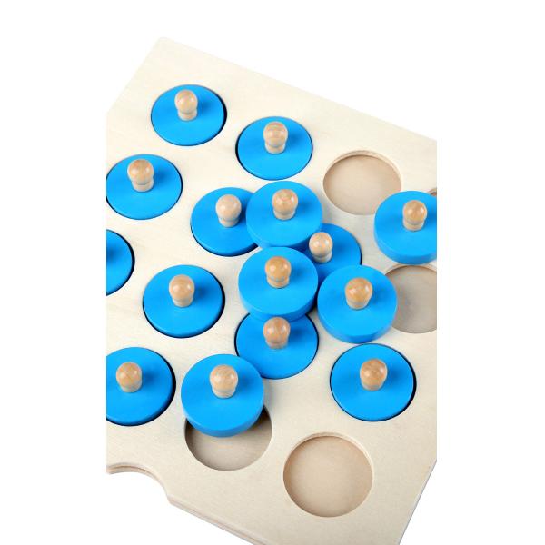 Montessori 3D Unisex Memory Match Puzzle Game Chess Toy