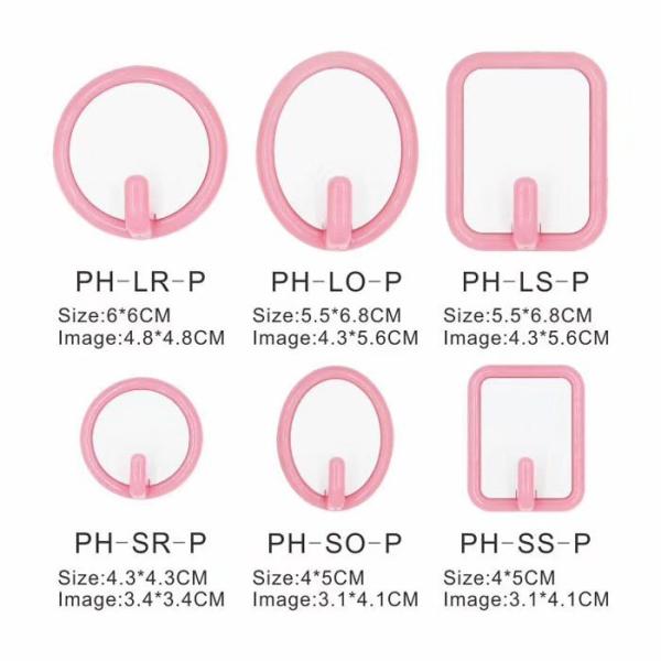 Plastic Sublimation Wall Mounted Hook Diy Custom Wall Hooks For Hanging