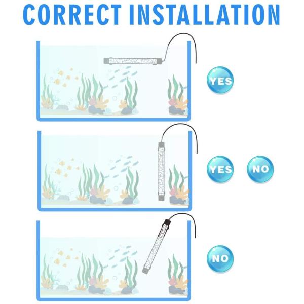 300 Watt Small Fish Tank Water Heater 60 Gallon