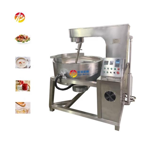 304 Stainless Steel Industrial Chilli Sauce Cooking Kettle with Customizable Agitator