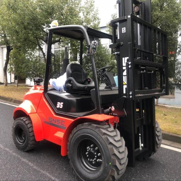 Shipping Container Forklift Lift Height 3000-5000mm Mast Tilt Angle 6/12 Degree Manufacturers