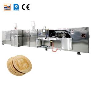 Quality 380V Automatic Wafer Biscuit Production Line Obleas Making Machinery One Year Warranty wholesale