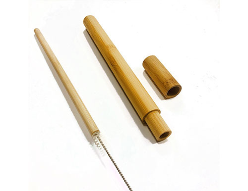 Bamboo Drinking Eco Wheat Straws 100% Natural Reusable