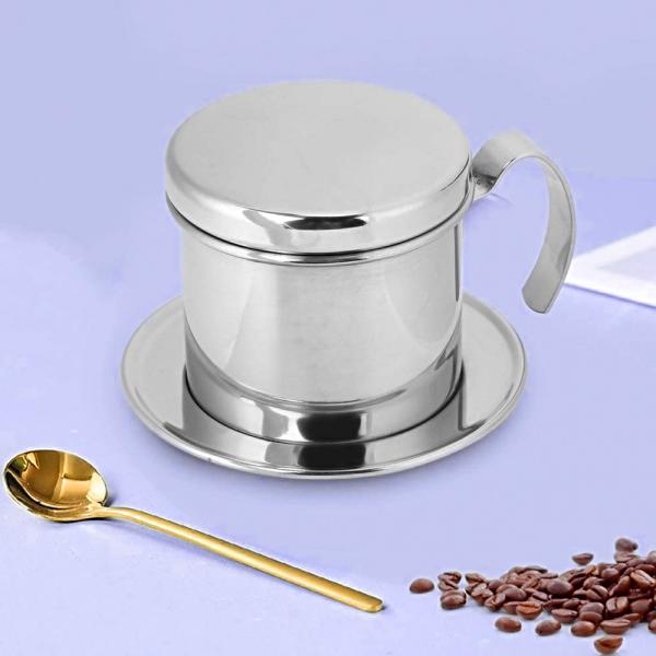 50ml Reusable Paperless Vietnam Coffee Filter Stainless Steel Coffee Dripper Pot