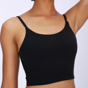 China Workout Women High Impact Sports Bra Crew Neck Knitted Fabric on sale