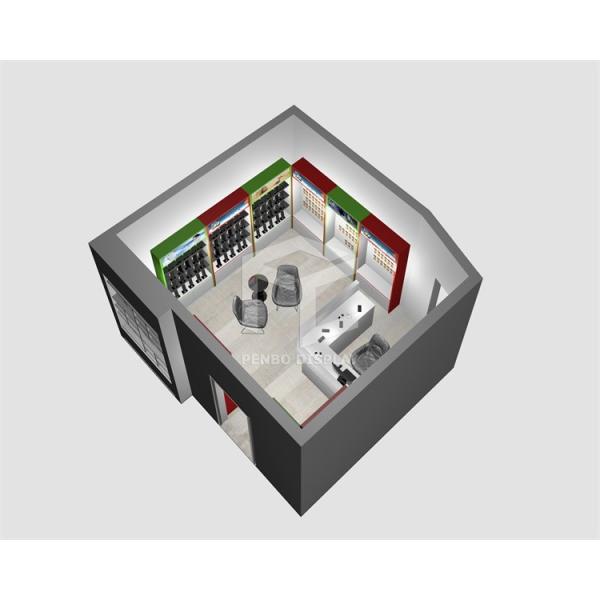 T4 LED Cell Phone Display Store Fixture Phone CNC Punching Engraving