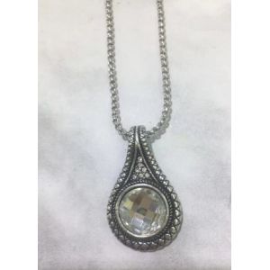 Buy cheap (N-98) FashionSilver Plated Clear Cubic Zircon Pendant Women Necklace from wholesalers