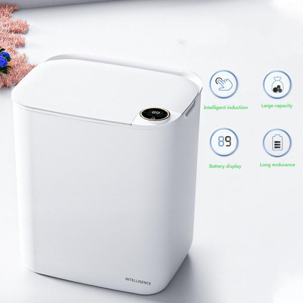 Home Bedroom Kitchen Bathroom Large Capacity Intelligent Induction Garbage Can Automatic Induction