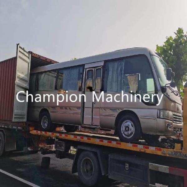 TOYOTA 1HZ Engine Used Coaster Bus 37000km Second Hand Mini Bus