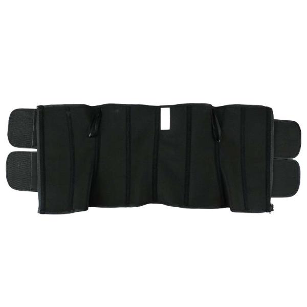 Purple Leopard Latex Zipper Waist Trainer Double Strap Plus Size Underbust Corset