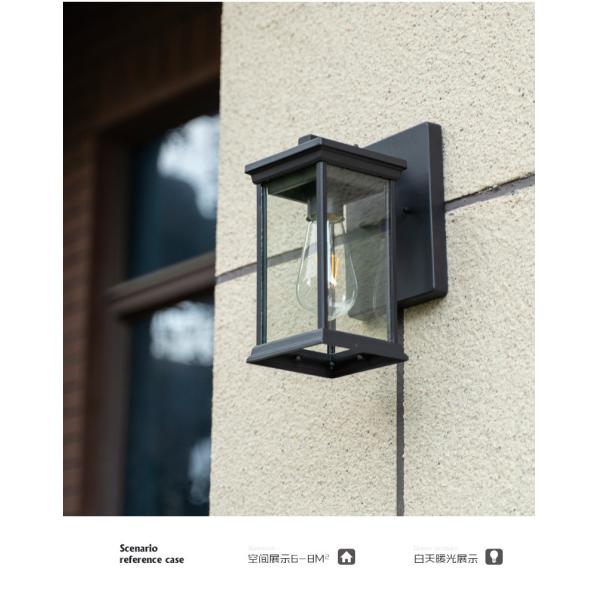 Wall Lamp Die Cast Aluminum Glass E27 Bulb*1 Courtyard Community Villa