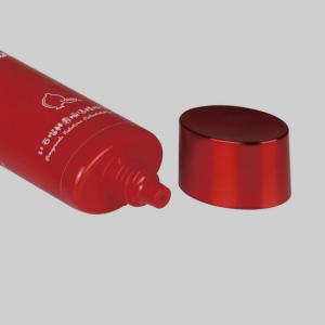 Quality 30-60ml Custom Cosmetic Plastic Tube Empty Plastic Squeeze Liquid Foundation Cream Oval wholesale
