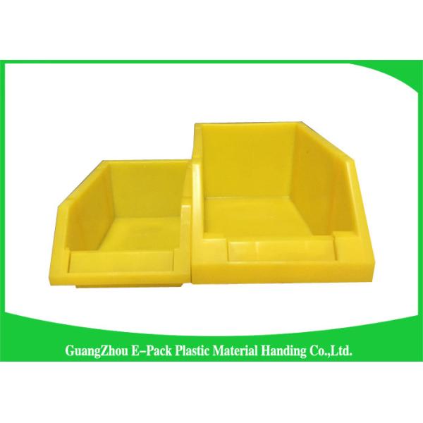 20L Shelving Industrial Plastic Totes , Hardware Storage Containers Space Saving
