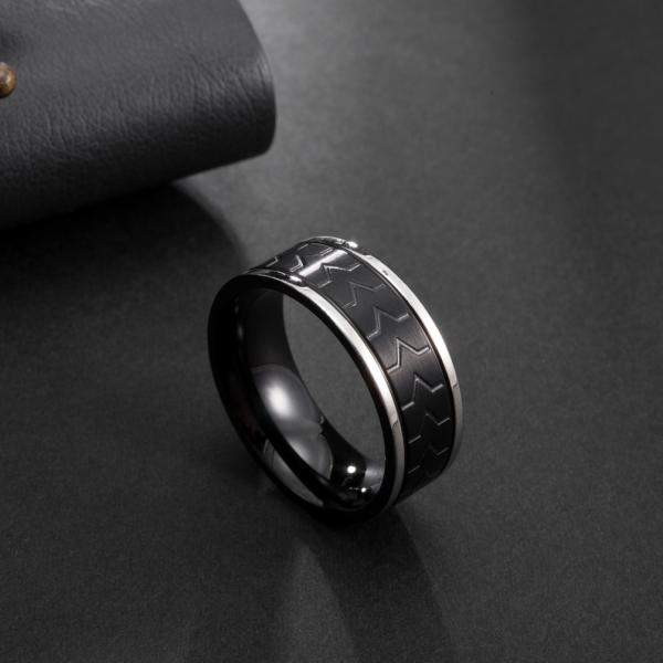 316l Stainless Steel Ring Blanks Custom Titanium Ring For Men