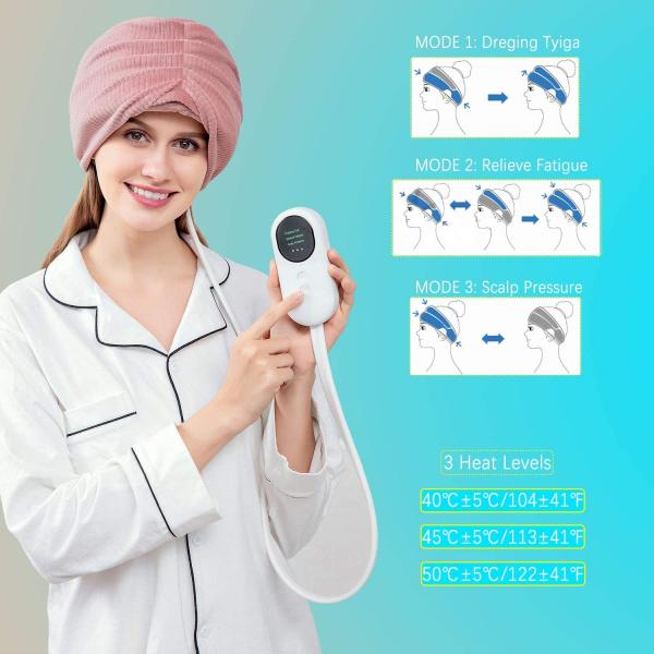 Air Pressure Electric Head Massager Headache Resolving 1200mAh