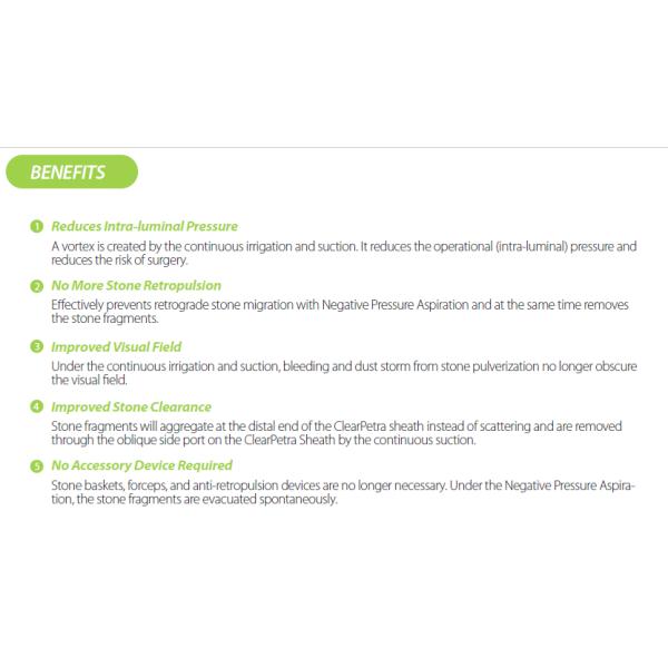 Silicon Ureteral Access Sheath , Clear Petra Ureteral Access Sheath