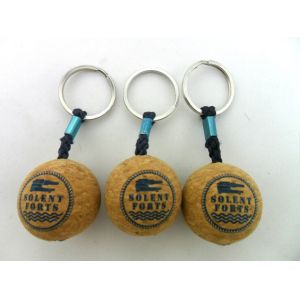 floating cork keychain