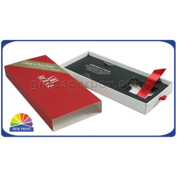 Cosmetics Packaging Paper Sleeve Box / Paper Slide Box SGS FSC Approvals