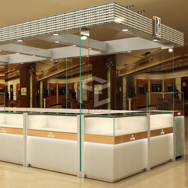 OEM Watch Display Showcase 1200mm High Countertop Jewellery Display Cabinet