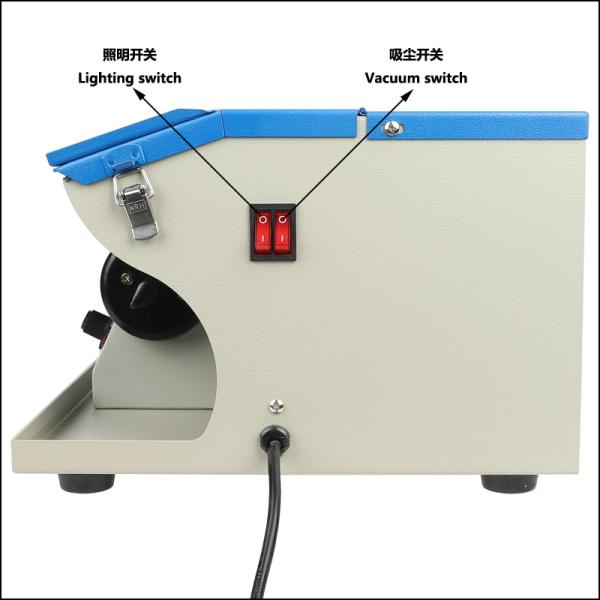 Double Head Jewelry Grinding Machine Polishing Motor With Dust Collector