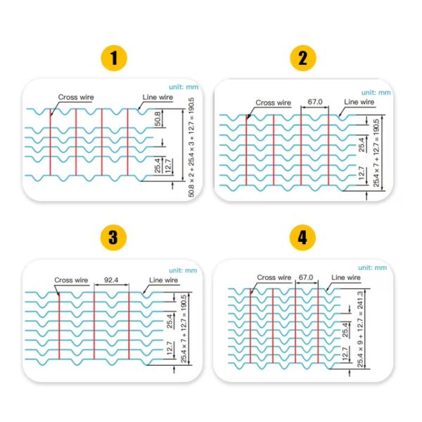 Anti Rust Welded Galvanized Wire Pipeline Reinforced Mesh 2.2MM For Oil And Gas