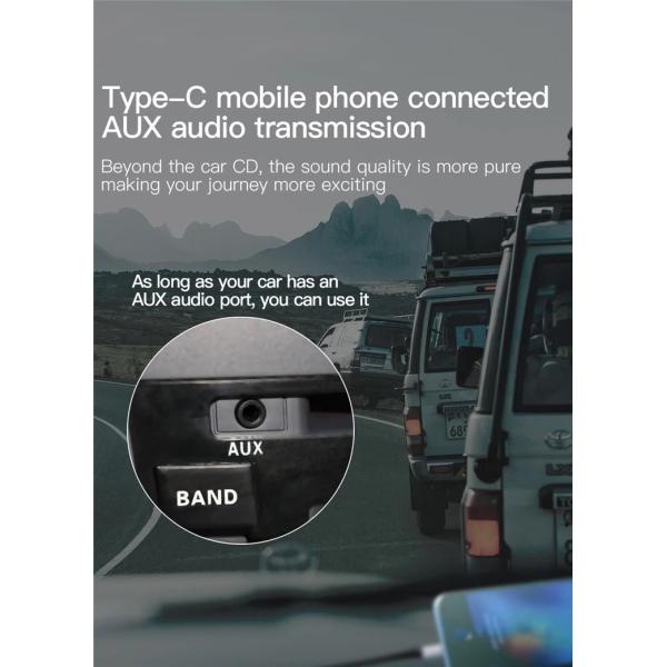 24g 100cm USB Charger Cable Type C to 3.5mm Audio Aux Jack Cable