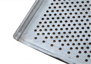 Quality Flat And Perforated Aluminium Baking Tray With Raised Edges 20mm Tray Height wholesale